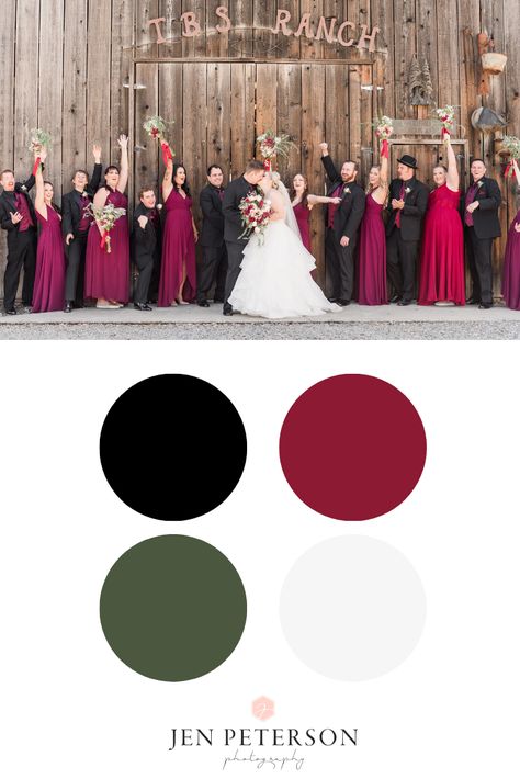 Planning a wedding? Choosing your color palette could be stressful! If you're wondering what Maroon and Black could look like, here's an example for you! #weddingcolors #maroonandblack #maroonblackgreenweddingcolortheme #northerncaliforniaweddings #choosingyourweddingcolors #whiteweddingdress #maroonwhitegreenflorals Wedding Colors Maroon, Redding California, Maroon Wedding, Real Estate Photographer, Wedding Color Palette, Color Complement, Real Estate Photography, Planning A Wedding, Planning Ideas