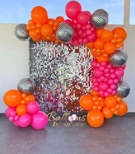 Birthday Ballon Decorations, Backyard Graduation Party, Sweet Sixteen Birthday Party Ideas, 21st Bday Ideas, Sunset Party, Disco Birthday Party, Birthday Party Venues, Fun Bridal Shower Games, Birthday Ideas For Her