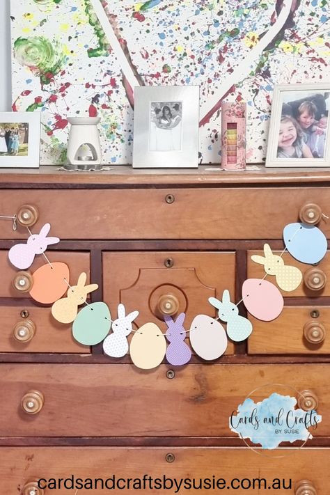 DIY Easter Bunting Easter Crafts Diy Homemade Fun Projects, Easter Bunting, Bunting Diy, Fun Easter Crafts, Easter Tags, Easter Photos, Spring Theme, Easter Projects, Easter Crafts Diy