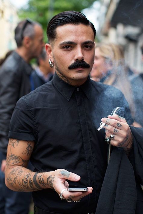 Mustache Grooming, Moustache Style, Torino Italy, The Sartorialist, Mustache Styles, Corte De Cabelo Masculino, Moustaches, Mens Cuts, Beard No Mustache