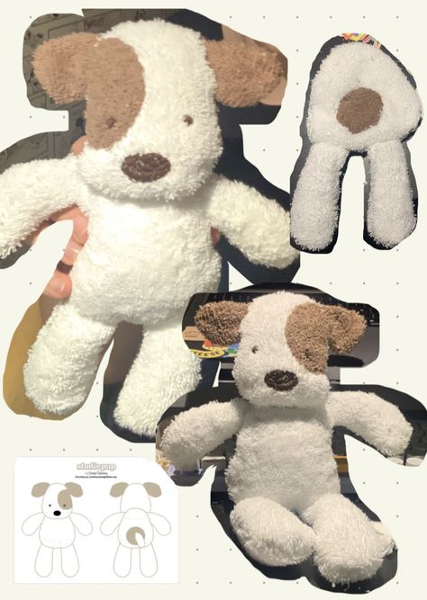 puppy plush sewing inspo Puppy Plush, Cute Plush, Craft Gifts, Sewing Pattern, Art Inspo, Sewing Patterns, Baby Clothes, Arts And Crafts, Felt