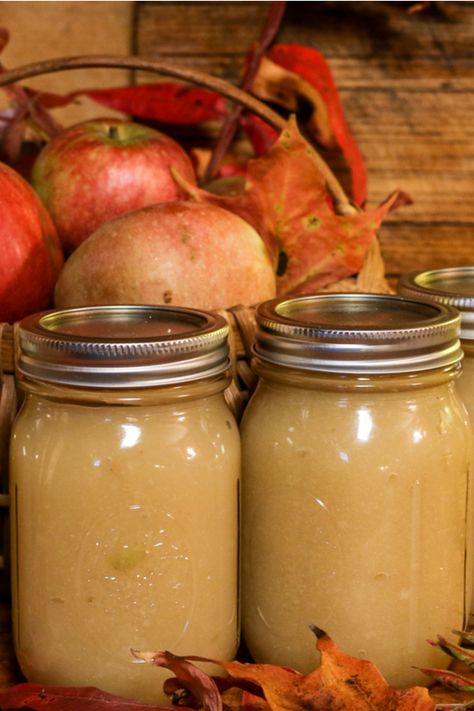 Canned Applesauce, Canning Apples, Slow Cooker Applesauce, Freezing Apples, Apple Sauce Recipes, Canned Apples, Homemade Applesauce, Apple Sauce, Crock Pot Cooking