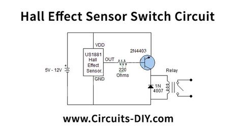 Here you will find a complete description of Hall Effect Sensor Switch Circuit Electronics Basics, Hall Effect, Electronic Circuit Projects, Electronic Circuit, Circuit Projects, Magnetic Field, Electronics Circuit, Super Star, Circuit