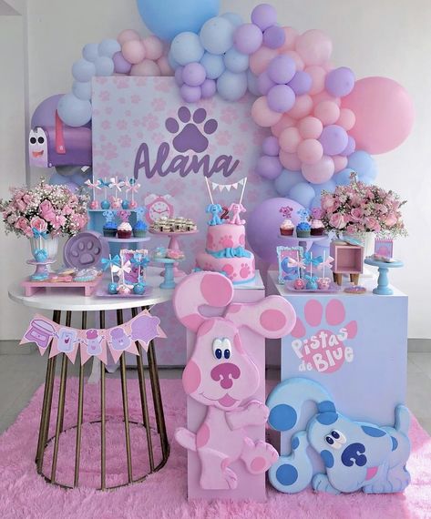 Blue's Clues Birthday Party, Gender Reveal Baby Shower Themes, Baby Birthday Party Theme, Clue Party, Baby Gender Reveal Party Decorations, Gender Reveal Party Theme, Baby Shower Theme Decorations, 3rd Birthday Cakes, 1st Birthday Themes