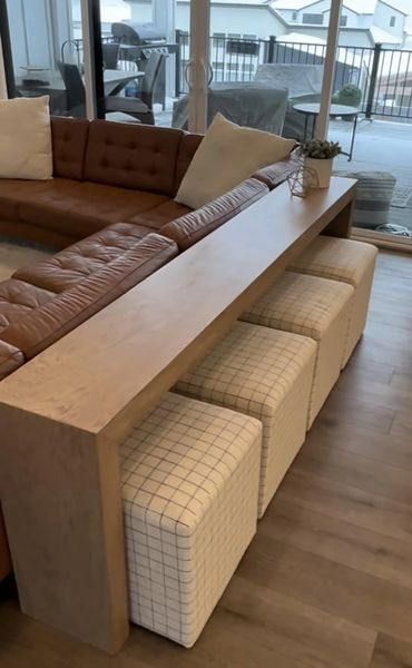 Ikea tips, hacks and more Couch Console Table, Beautiful House Images, Couch Console, Table Behind Couch, House Images, Behind Couch, Interior Design Your Home, Living Room Design Inspiration, Condo Living