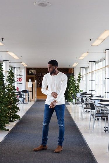 Chelsea Boots Men Outfit, Chelsea Boots Outfit, Boots Men Outfit, Black Men Fashion Urban, Black Men Fashion Casual, Luxury Boots, Brown Chelsea Boots, Hipster Mens Fashion, Suede Chelsea Boots