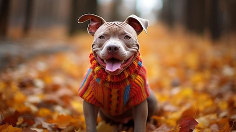 As the days grow shorter and the air becomes crisp, we all reach for our cozy sweaters. Pitbulls and bully-breed dogs often have shorter fur and are often sensitive to lower temperatures, so also benefit from a snuggly sweater. However, their big chests and muscular bodies make it hard to find the perfect fit. That's why we're diving into the world of Pitbull fashion. Clothes For Pitbulls, Big Dog Sweaters, Large Dog Sweaters, Chilly Dogs, Bully Breed, Bully Breeds Dogs, Canadian Winter, Love Winter, Breed Dogs