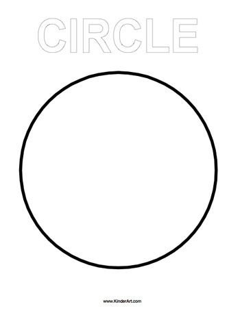 Circle coloring page. KinderArt.com Shapes Coloring Pages, Shape Coloring Pages, Jesus Coloring Pages, Crayola Coloring Pages, Hello Kitty Colouring Pages, Preschool Coloring Pages, Kitty Coloring, Candyland Birthday, Classroom Art