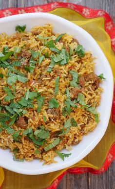 Beef Biryani Recipe (Keema Biryani) | My Heart Beets Keema Biryani Recipe, Biryani Instant Pot, Keema Biryani, Beef Biryani Recipe, Pulao Rice, Beef Biryani, Biryani Recipes, Desi Recipes, Savory Recipe