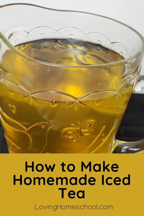 This step-by-step guide will show you exactly How to Make Homemade Iced Tea Recipe. Make it at home quicker, cheaper, healthier and exactly how you like it! Home Made Ice Tea, Homemade Ice Tea, National Iced Tea Day, Iced Tea Recipes Homemade, Homemade Iced Tea, Iced Tea Recipe, High Fat Low Carb Recipes, Iced Tea Maker, Decaffeinated Tea