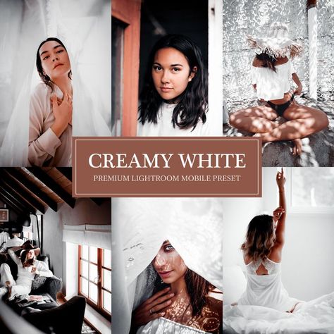 Creamy White Lightroom Mobile Preset free download today. Give your instagram photos beautiful White look. Edit your photos with Lightroom preset in one click. White Filter, Editing Lightroom, White Look, Edit Your Photos, Lightroom Editing, Lightroom Mobile, Lightroom Preset, Photography Editing, Creamy White