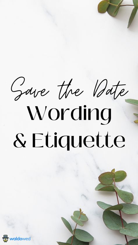 Not sure how to write your Save the Date announcement? Look no further - our helpful guide includes advice on proper etiquette and example phrases to help you create a memorable announcement. What To Put On Save The Date Cards, What To Include On Save The Dates, Email Save The Date Ideas, Save The Date Wording Ideas, How To Address Save The Dates, When To Send Save The Dates, Save The Date Envelope Addressing, Save The Date Quotes, Save The Date Text Message