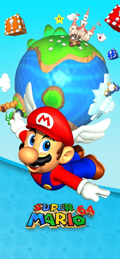 super mario bros #supermariobros Mario Wallpaper, Background Cool, Super Mario Sunshine, Y2k Wallpaper Iphone, Mario Star, Mario Y Luigi, Super Mario Games, Super Mario Galaxy, Mario Games