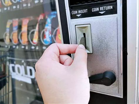 Check your change from vending machines for valuable old coins! Vending Machine Ideas, Coin Machine, Vending Machine Design, Atm Machine, Valuable Pennies, Coin Dealers, Valuable Coins, Vending Machines, Commemorative Coins