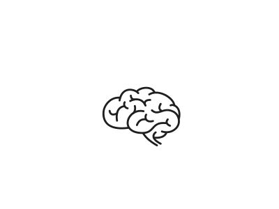 Cerebro Brain Drawing Simple, Brain Gif, Brain Icon, Brain Drawing, Brain Tattoo, Dibujo Simple, Brain Logo, Sketch Note, Aries Tattoo