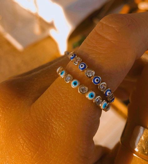 Discover the endless possibilities of nail color combinations and be inspired to try something new. Turkish Eye Jewelry, White Evil Eye Ring Jewelry, White Evil Eye Ring, Evil Eye Rings, Eyes Ring, Evil Eye Ring Gold, Eye Rings, Turkish Eye, Turkish Evil Eye