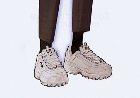 Anime Shoes Reference, Sneaker Reference, Sneakers Reference, Shoe Reference, Shoes Reference, Shoe Drawing, Drawing Shoes, Sneakers Illustration, Sneakers Art