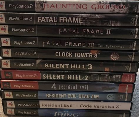 Resident Evil Playstation, Requiem For A Dream, My Candy Love, Fatal Frame, Horror Video Games, Ps2 Games, Retro Horror, Silent Hill, Fete Anime