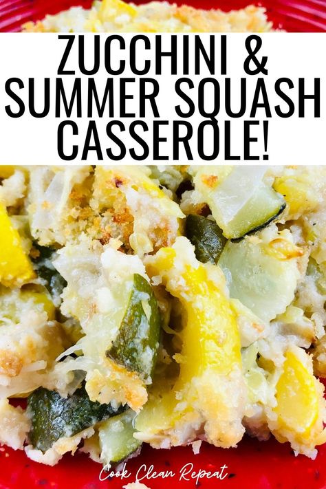 Baked Squash And Zucchini Recipes, Squash And Zucchini Casserole, Squash Zucchini Recipes, Zucchini And Summer Squash, Summer Squash Casserole, Yellow Squash Casserole, Zucchini Casserole Recipes, Squash And Zucchini, Summer Squash Recipes