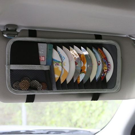 Fun Car Aesthetic, Car Inspiration Interior, Seat Covers Aesthetic, Car Trinkets, Clean Car Aesthetic, Vw Minibus, Visor Organizer, Zoo Zoo, Car Aesthetics