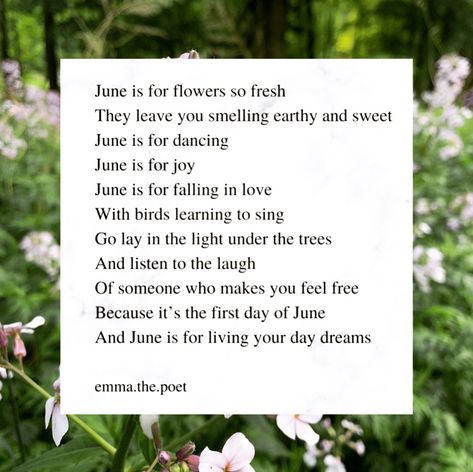 June Love Quotes, June Aesthetic Month, June Poetry, June Poem, Bujo Pictures, June Aesthetic, June Quotes, Academia Aesthetic Wallpaper, Seasons Poem