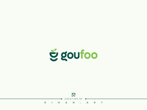 Green Food Logo Design | Letter G | Plant | Nature | Branding by Rihan Art on Dribbble Healthy Branding, Food Company Logo, Fresh Logo Design, Organic Food Logo, Logo Design Graphics, Logo Design Letter, Green Logo Design, G Logo Design, Typo Logo Design