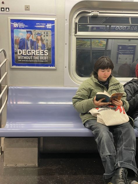 Person Sitting On Train, Reference Ideas, People Reading, London Tube, Reading Literature, Pose References, Man Sitting, Person Sitting, Summer Tour