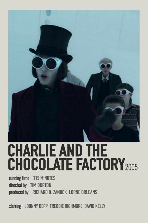 Polaroid Movie Poster, Foto Muro Collage, Indie Movie Posters, Film Polaroid, Charlie And The Chocolate Factory, Film Vintage, Iconic Movie Posters, Movie Card, Film Posters Minimalist