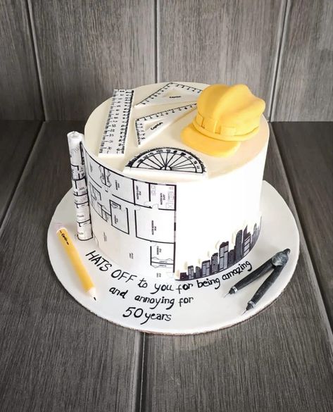 Interior Designer Cake, Architecture Cake Design, Architect Cake, Engineer Cake, Process Portfolio, Architecture Cake, Building Cake, Graduation Aesthetic, Anniversary Cake Designs