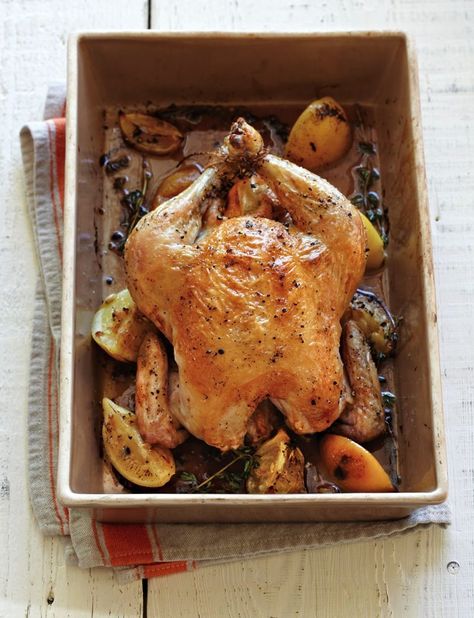 Lemon Herb Roasted Chicken, Preserved Lemons Recipes, William Sonoma Recipes, Preserved Food, Dessert Healthy, Preserved Lemon, Herb Roasted Chicken, Chicken Entrees, Sunday Recipes