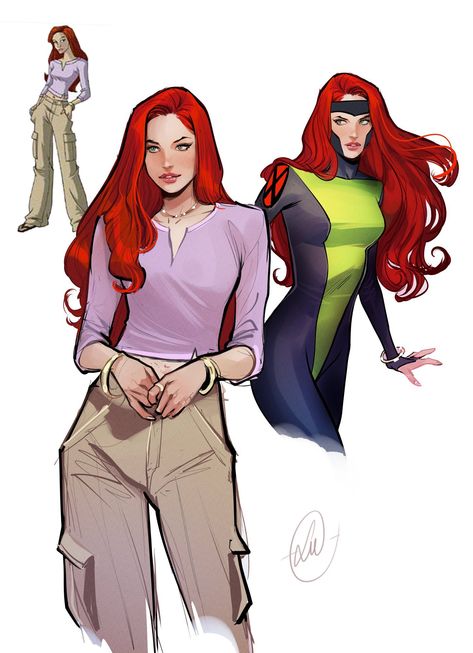 Marvel Jean Grey, Evolution Art, X Men Evolution, Marvel Xmen, Marvel Characters Art, Bd Comics, Marvel Entertainment, Marvel Girls, Marvel Comics Art