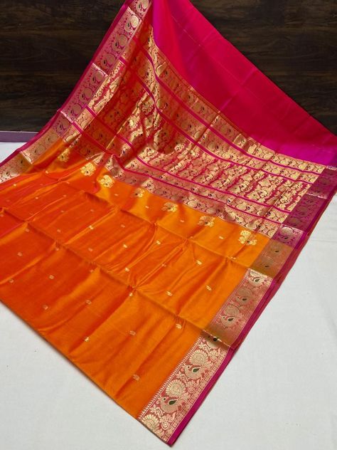 Pure silk peshwai paithani @ wholesale price to order what's app 7083239224 Peshwai Saree, Bengali Bridal Makeup, New Saree Designs, Paithani Saree, Bengali Bride, Designer Party Wear Dresses, Pattu Sarees, What's App, Modest Fashion Outfits