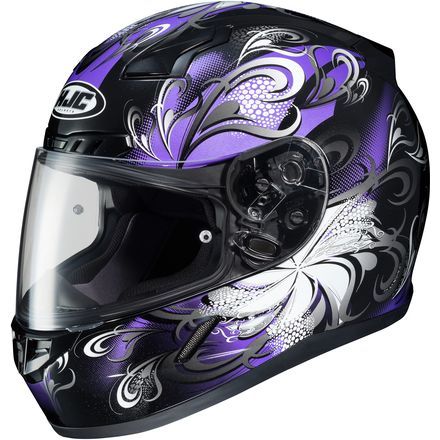 Purple Motorcycle Helmet, Motorcycle Helmets For Women, Helmets For Women, Purple Helmet, Purple Motorcycle, Motorbike Helmets, Hjc Helmets, Womens Motorcycle Helmets, Motorcycle Riding Gear