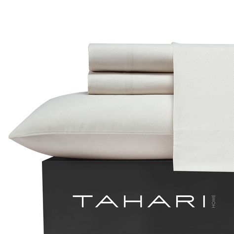 PRICES MAY VARY. 100% Microfiber SHEET SET INCLUDES: (1) Flat Sheet, (1) Fitted Sheet, (4) Standard Size Pillowcases SOFT & WRINKLE RESISTANT SHEETS: 100% microfiber fabric EASY CARE: Machine washable and dryer safe. Wash in cold water. DIMENSIONS: Flat sheet (90 x 102 inches), Fitted sheet (60 x 80 inches + 12 inches), 4 pillowcases (20 x 30 inches) TIMELESS PATTERNS: Embossed leafy vine designs in soothing neutral beige colors Tahari Home, 4 King, Timeless Patterns, Dorm Room Essentials, Soft Bedding, Vine Design, Neutral Beige, Room Essentials, Bed Sheet Sets