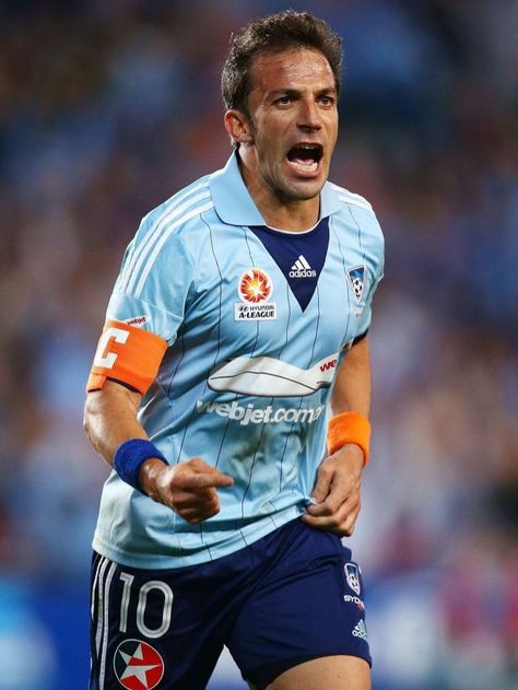 Del Piero Sydney FC Sydney Fc, Alessandro Del Piero, Sport Soccer, Juventus, Champions League, Newcastle, Football Players, Premier League, Brisbane