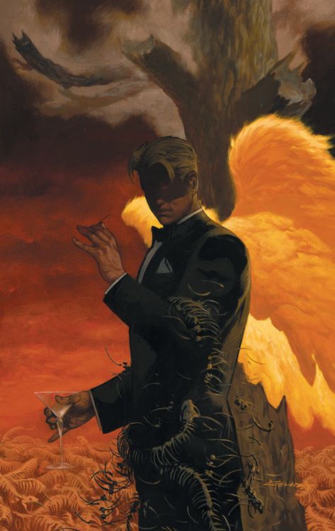 Vertigo Comics, Univers Dc, Arte Dc Comics, Lucifer Morningstar, Pahlawan Super, Arte Obscura, Angel And Devil, Angels And Demons, Morning Star