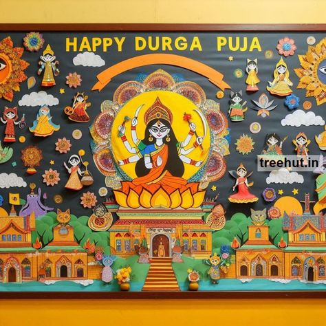 Child Art, Free Coloring Pages, Craft, Clipart, Art Ideas, Gardening at Treehut.in Craft Clipart, Happy Durga Puja, Hallway Displays, Christmas Bulletin Board, Christmas Bulletin, Decor Hallway, Rangoli Patterns, Child Art, Bulletin Board Ideas