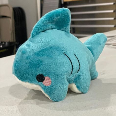 Shark Blanket Pattern, Shark Plushies, Stuffed Shark, Shark Clothes, Shark Stuffed Animal, Shark Plush, Cute Squishies, Shark Gifts, Cute Sewing Projects