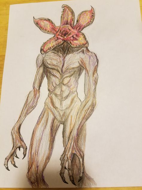 Demogorgon sketch Demogorgon Sketch, Demogorgon Drawing, Stranger Things Creature, Stranger Things Art, Alien Vs Predator, Alien Vs, Drawing Pencil, Painting Art Projects, Art Icon