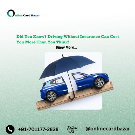 Did You Know? Driving Without Insurance Can Cost You More Than You Think!" – Educate about the legal and financial consequences of not having vehicle insurance. #DriveSafeSaveBig #InsureYourJourney #RideProtected #MotorInsuranceMatters #BikeCoverageReady #CarInsuranceHeroes #SecureYourRide #RoadSafetyFirst #InsuranceForAllVehicles #DriveWithConfidence #ProtectYourVehicle Vehicle Insurance, Drive Safe, Car Insurance, Did You Know, You Think, Insurance, Thinking Of You, Bike, Education