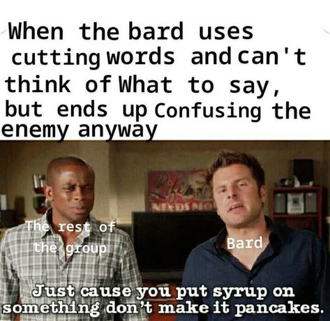 10 Bard Memes That Wll More Or Less Successfully Seduce You Dnd Birthday, Dnd Humor, Dnd Bard, D D Funny, Dnd Things, Dungeons And Dragons Memes, Dnd Funny, Dragon Memes, Dnd Memes