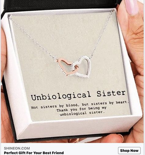 Unbiological Sister Necklace, Tribe Necklace, Law Necklace, Big Little Sorority, Unbiological Sister, Bff Jewelry, Gifts For Best Friend, Sister Necklace, Bff Gift