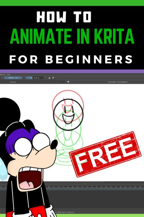 In this Krita animation tutorial, you will learn how to make your own animated cartoons for FREE, even if you've never drawn before! Krita is a free animation maker that is also great for replacing Photoshop or Gimp for painting speedpaints or backgrounds! We will go over how to install Krita, how to draw, how to animate, and how to export your video for YouTube! #kritaanimation #kritaanimationtutorial #freeanimationsoftware #Krita Free Animation Software, Krita Animation Tutorial, Learn Animation 2d, How To Make Animated Videos, How To Animate, Krita Animation, Animation Software Free, Krita Tutorial, Animation Book