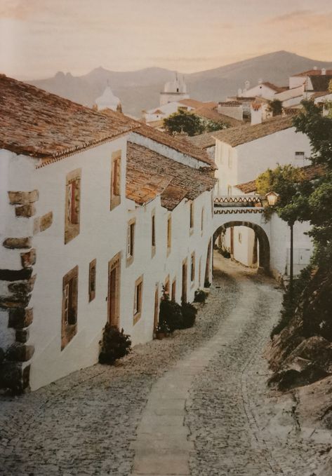 Portugal Countryside, Portugal Aesthetic Vintage, Europe Village Aesthetic, Portugal Culture Aesthetic, Portugal Landscape, Portugal Villa, Spain Village Aesthetic, Cute Village, Portugal Villages