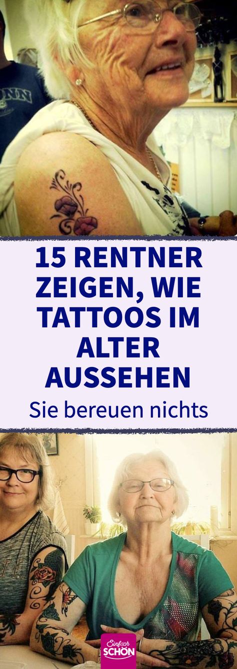 15 Rentner zeigen, wie Tattoos im Alter aussehen Tattoo im Alter: 15 Rentner zeigen stolz ihre Tattoos #tattoos im alter #tattoo #rentner #senior #tätowierung Mama Tattoo Design, Tattoo Arm Frauen, Tattoo Wade, Mama Tattoos, Tattoo Frau, Mama Tattoo, Monogram Tattoo, Cat Brain, Postcard Mockup