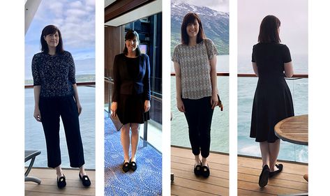 Alaskan Cruise Dinner Outfits, Alaska Cruise Dinner Outfit, Alaska Cruise Formal Night Outfit, What To Wear For Dinner, Evening Dinner Dress, Dress With Blazer Outfit, Dinner Outfits For Women, Holiday Dinner Outfit, Alaska Outfits