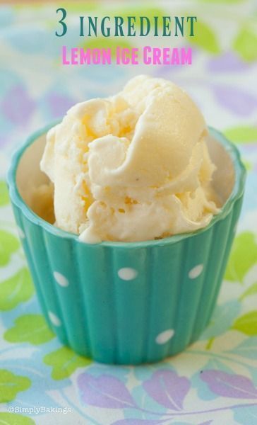 Lemon Ice Cream | Simply Bakings | includes Video Tutorial #icecream #dessert #lemon #summerdessert Homemade Lemon Ice Cream, Lemon Ice Cream Recipe, Condensed Milk Ice Cream, 3 Ingredient Ice Cream, Paleo Friendly Desserts, Lemon Juice Benefits, Baking Secrets, Lemon Ice Cream, Lemon Ice