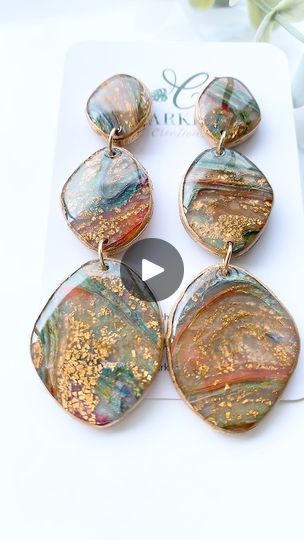 5.7K views · 1.2K reactions | The making of TOPAZ 💫🌿🤩🌴✨

Handmade, hypoallergenic, incredibly lightweight and stunning polymer clay earrings! 🕊️

Available now 🛍️ Only 5 pairs available, each pair is completely unique one-of-a-kind piece of art for your ears! 👂 🎨🖼️

Once they’re gone, they’re gone and won’t be restocked so don’t miss out! 😱

www.harklincreations.com 🤍🌿

Music: Libre
Musician: @iksonmusic #fomo #makersofinstagram #howitsmadematters #howitsmade #makerssupportingmakers #polymerclayart #polymerclayearrings #polymerclayartist #satisfyingvideos #makersgonnamake #polymerclayuk #makersmovement #statementearrings  #polymerclaycreations #makersformakers #polymerclayjewellery #polymerclayjewelry #makerslife #claytutorial #claytutorialvideo #polymerclay #makers #hypoallerg Polymer Clay Ideas Jewelry, Clay Jewelry Ideas, Fimo Art, Polymer Clay Jewellery, Polymer Inspiration, Piece Of Art, Polymer Clay Projects, Polymer Clay Creations, Clay Tutorials