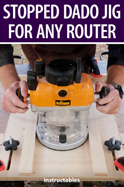 Dado Router Jig, Dado Jig For Router, Router Jig Diy, Dovetail Router Jig, Woodworking Knowledge, Shop Hacks, Router Jigs, Printable Woodworking Plans, Woodshop Tools