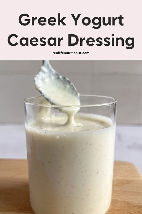 This healthy caesar dressing is a homemade recipe that’s both easy and delicious. Made with greek yogurt, it’s the best greek yogurt caesar salad dressing, perfect for salads, sandwiches, or wraps. This creamy version is made without anchovies, making it the best caesar dressing for any meal. Try this caesar salad dressing for a flavorful twist! Greek Yogurt Caesar Dressing, Greek Yogurt Caesar Salad Dressing, Healthy Caesar Salad Dressing, Easy Ceasar Salad Dressing Greek Yogurt, Greek Yogurt Ceasar Salad Dressing No Anchovies, Healthy Caesar Dressing, Homemade Ceasar Dressing No Egg, Yogurt Caesar Dressing, Best Caesar Dressing